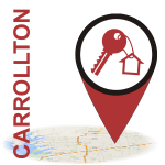 carrollton city map pin