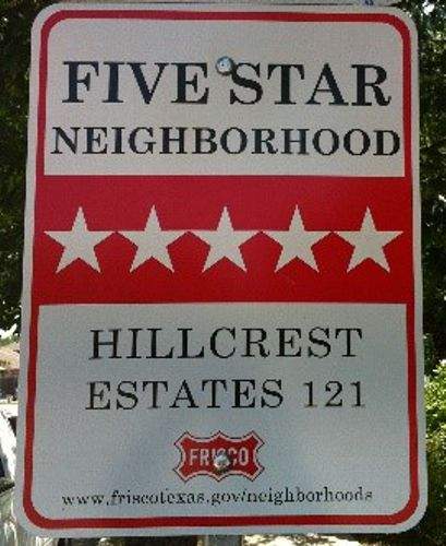 Frisco Five-Star Neighborhood